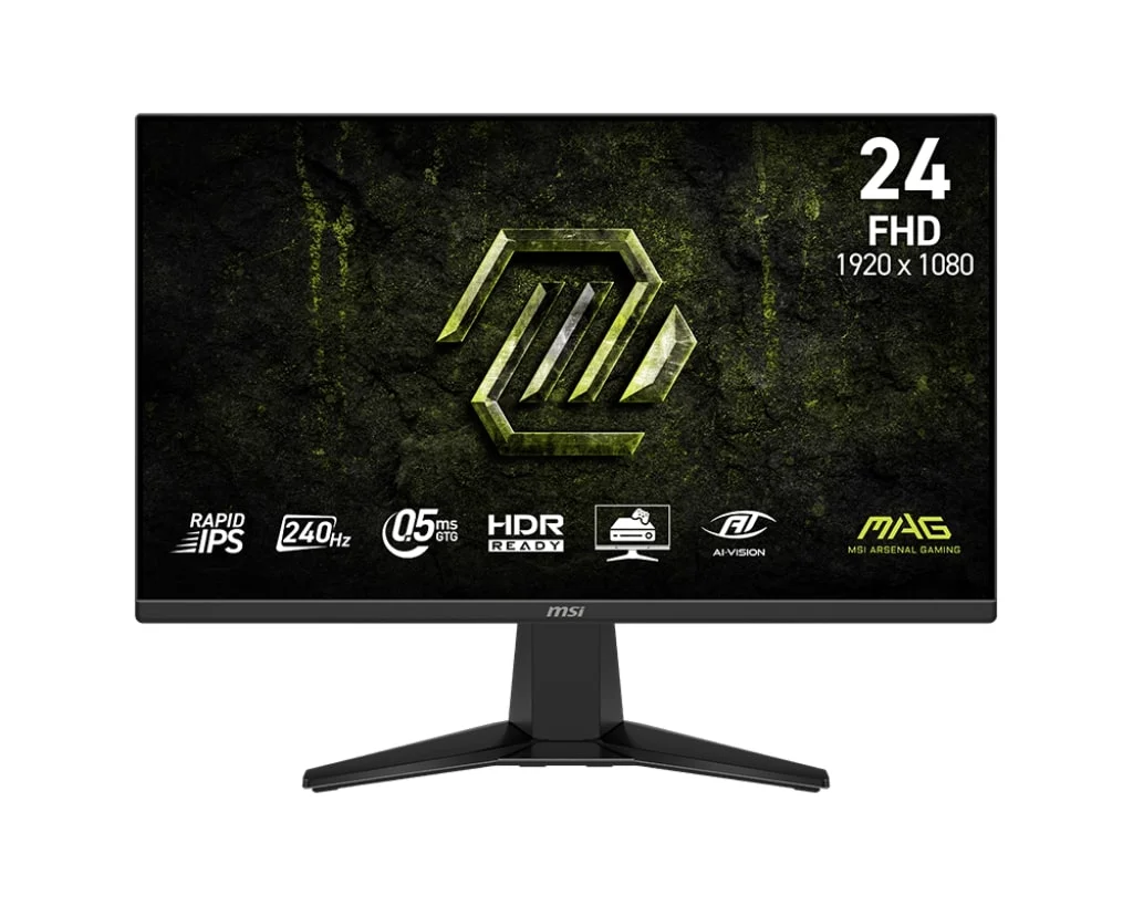MSI MAG 245F 23,8" IPS FHD 240Hz 0,5ms
