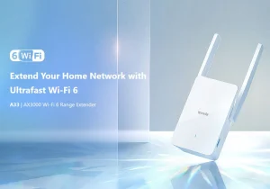 Tenda A33 WiFi 6 opakovač AX3000 2976 Mb/s - obrázek 4