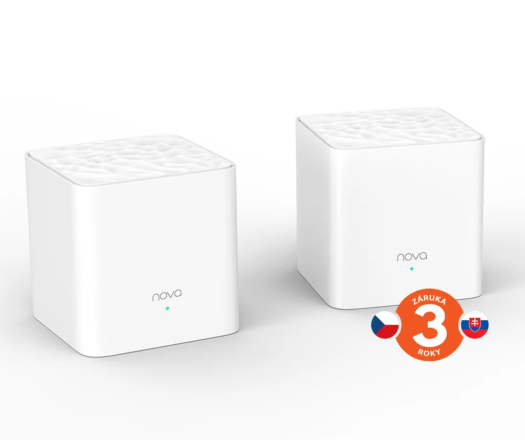 Tenda Nova MW3 Mesh systém WiFi AC1200 Dual Band 2-pack