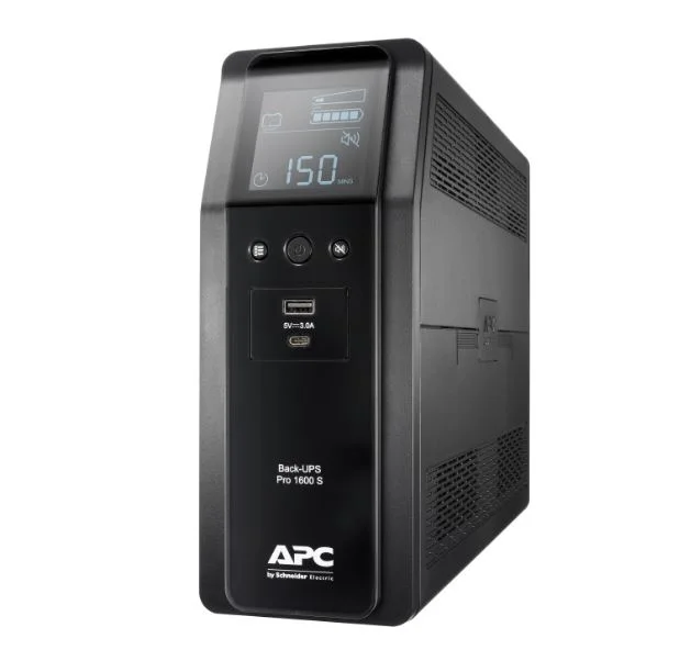 APC Back UPS Pro BR 1600VA, Sinewave,8 Outlets, AVR, LCD interface