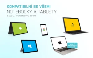 i-tec USB-C HDMI DP dokovací stanice 100W - obrázek 3