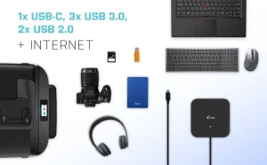 i-tec USB-C HDMI DP dokovací stanice 100W - obrázek 4
