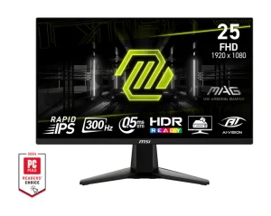 MSI MAG 255XF 24,5" IPS FHD 300Hz 0,5ms