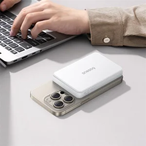 Baseus Airpow 2 22.5W Qi2 Magnetická Powerbanka 10000mAh Moon White - obrázek 6