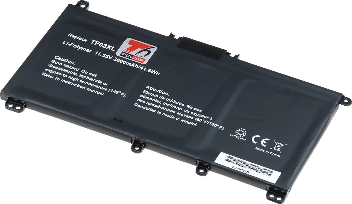 Baterie HP Pavilion 14-cd000/15-cc000/15-cd000 41Wh 3600mAh (T6 Power)