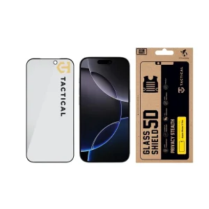 Tactical Glass Shield 5D sklo pro Apple iPhone 17 Pro Max /18 Pro Max Black - obrázek 2