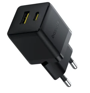 Baseus Rychlonabíječka do sítě Palm 30W 1xUSB-A 1xUSB-C PD QC 3.0 černá - obrázek 2