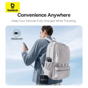 Baseus Powerbanka OS Free2Pull 10000mAh 30W černá - obrázek 4