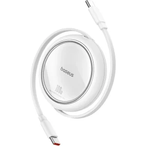 Baseus Datový kabel Free2Draw mini USB-C/USB-C 1m 100W bílý - obrázek 2