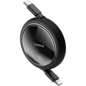 Baseus Datový kabel Free2Draw mini USB-C/USB-C 1m 100W černý - obrázek 2