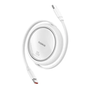 Baseus Datový kabel Free2Pull mini USB-C/USB-C 1,5m 100W bílý