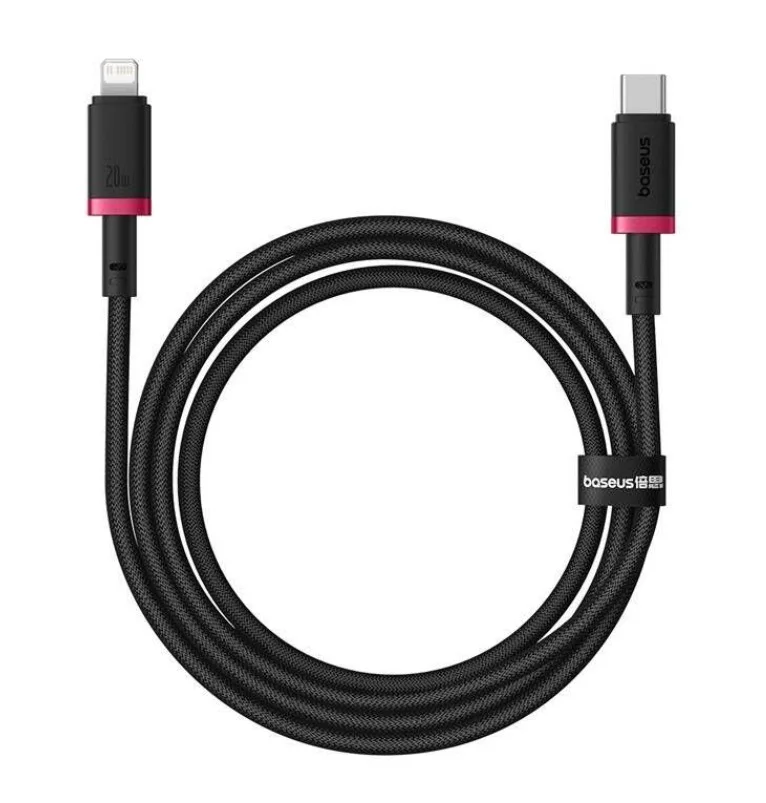Baseus Rychlonabíjecí kabel Dura USB/Lightning 1m 20W černo šedý
