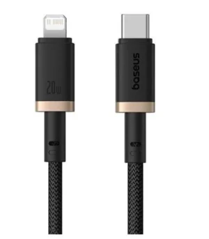 Baseus Rychlonabíjecí kabel Dura USB/Lightning 1m 20W černo zlatý