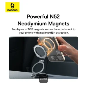 Baseus Magnetický držák do auta na palubní desku MagPro Series II černý - obrázek 3