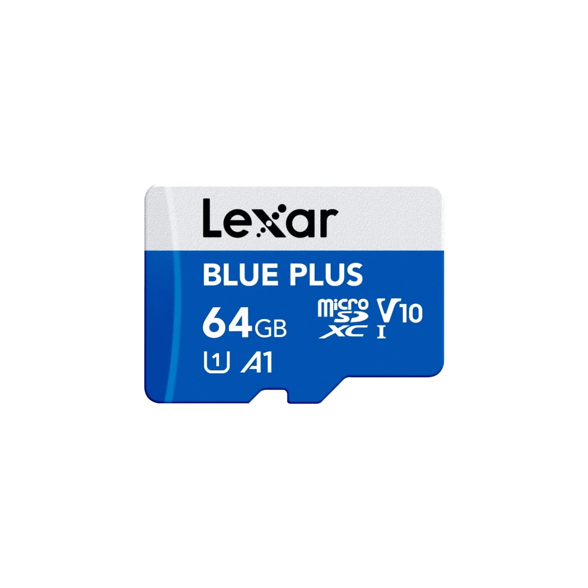 Lexar 64GB Blue Plus microSDXC s adp C10 A1