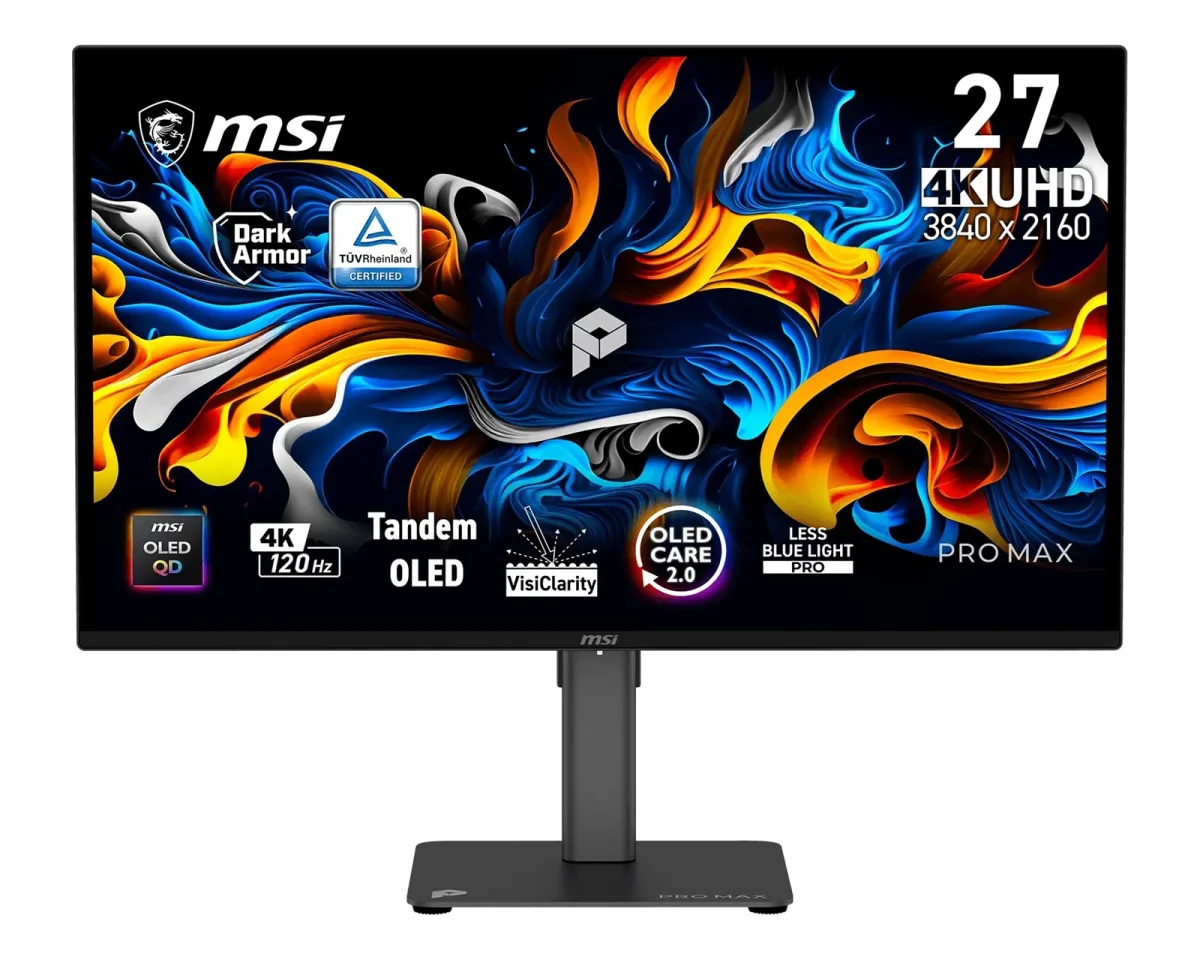 MSI PRO 271UPX12G 26,5" QD-OLED 4K 120Hz Monitor