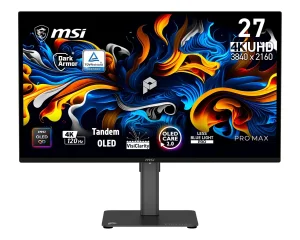 MSI PRO 271UPX12G 26,5" QD-OLED 4K 120Hz Monitor