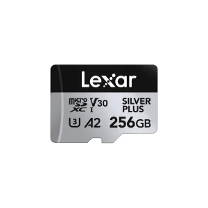 Lexar 256GB H-P Silver Plus microSDXC s adp C10 A2