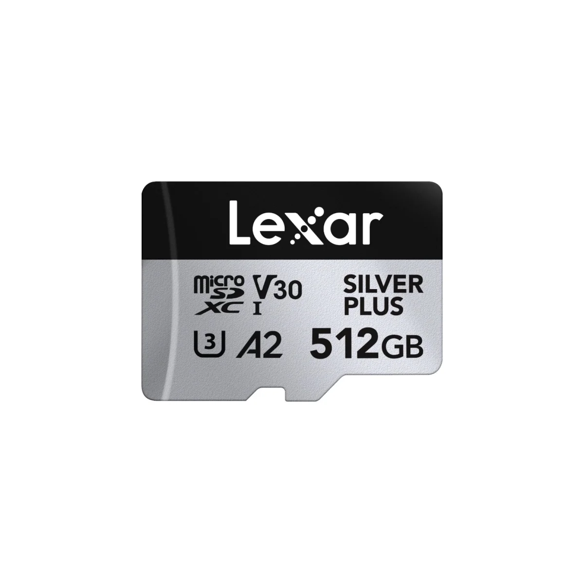 Lexar 512GB H-P Silver Plus microSDXC s adp C10 A2