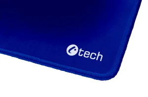 Podložka pod myš C-TECH MP-01, modrá, 320x270x4mm, obšité okraje - obrázek 2