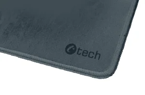 Podložka pod myš C-TECH MP-01, šedá, 320x270x4mm, obšité okraje - obrázek 2
