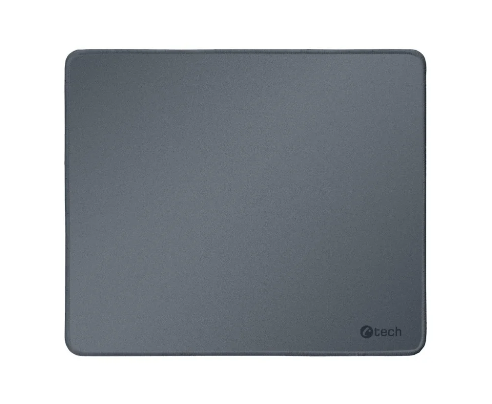 Podložka pod myš C-TECH MP-01, šedá, 320x270x4mm, obšité okraje