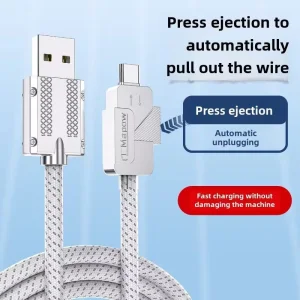 PremiumCord USB-C kabel s tlačítkem pro odpojení - obrázek 2