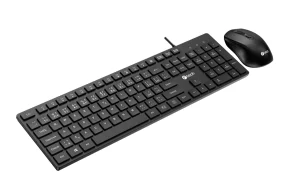 Klávesnice C-TECH KBM-108, drátový combo set s myší, multimediální, USB, CZ/SK - obrázek 4