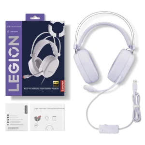Lenovo Legion H320 7.1 Gaming Headset - White - obrázek 2