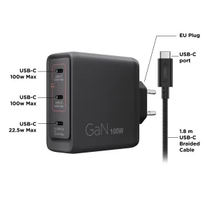 Lenovo USB-C adaptér GaN 100W multi-port - obrázek 11