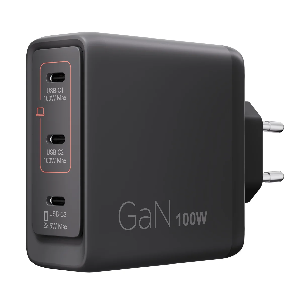 Lenovo USB-C adaptér GaN 100W multi-port