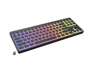 Bezdrátová herní klávesnice Genesis THOR 430 TKL/USB+BT/US/Černá