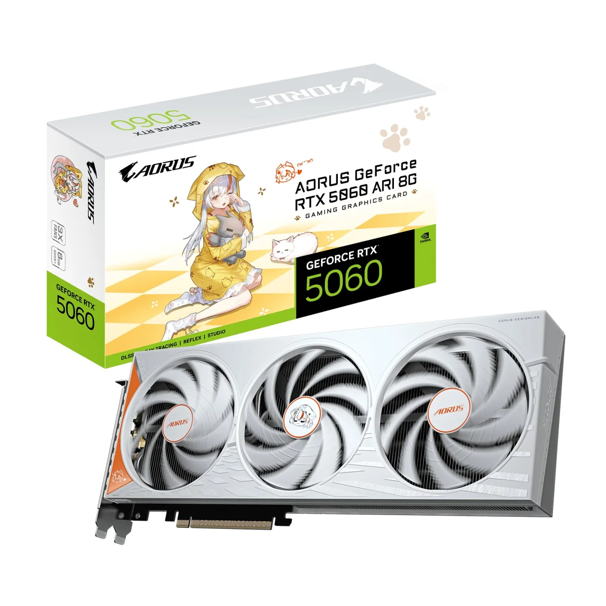 GIGABYTE AORUS GeForce RTX 5060 ARI 8GB GDDR7