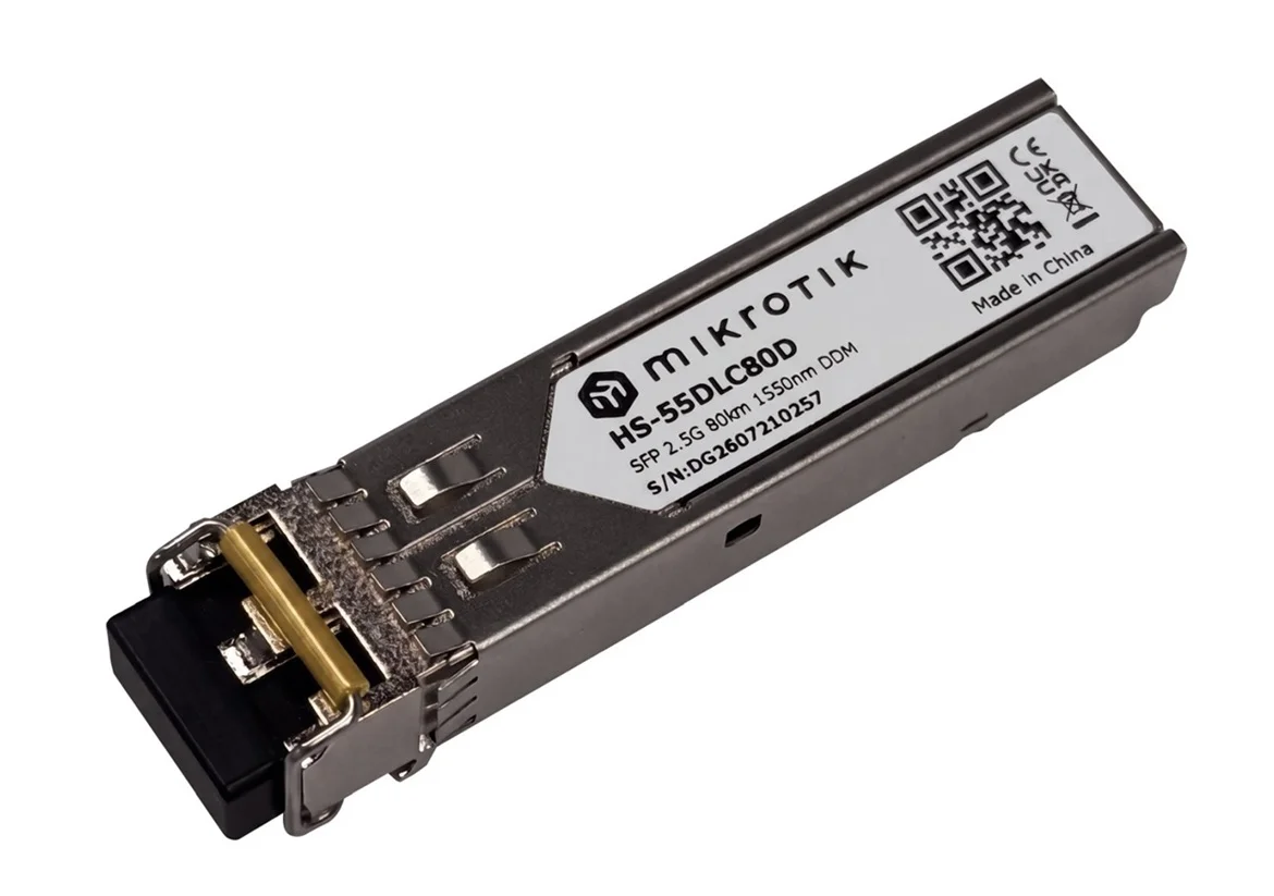 MikroTik HS-55DLC80D, SFP 1.25G/2.5G SM 80km 1550nm