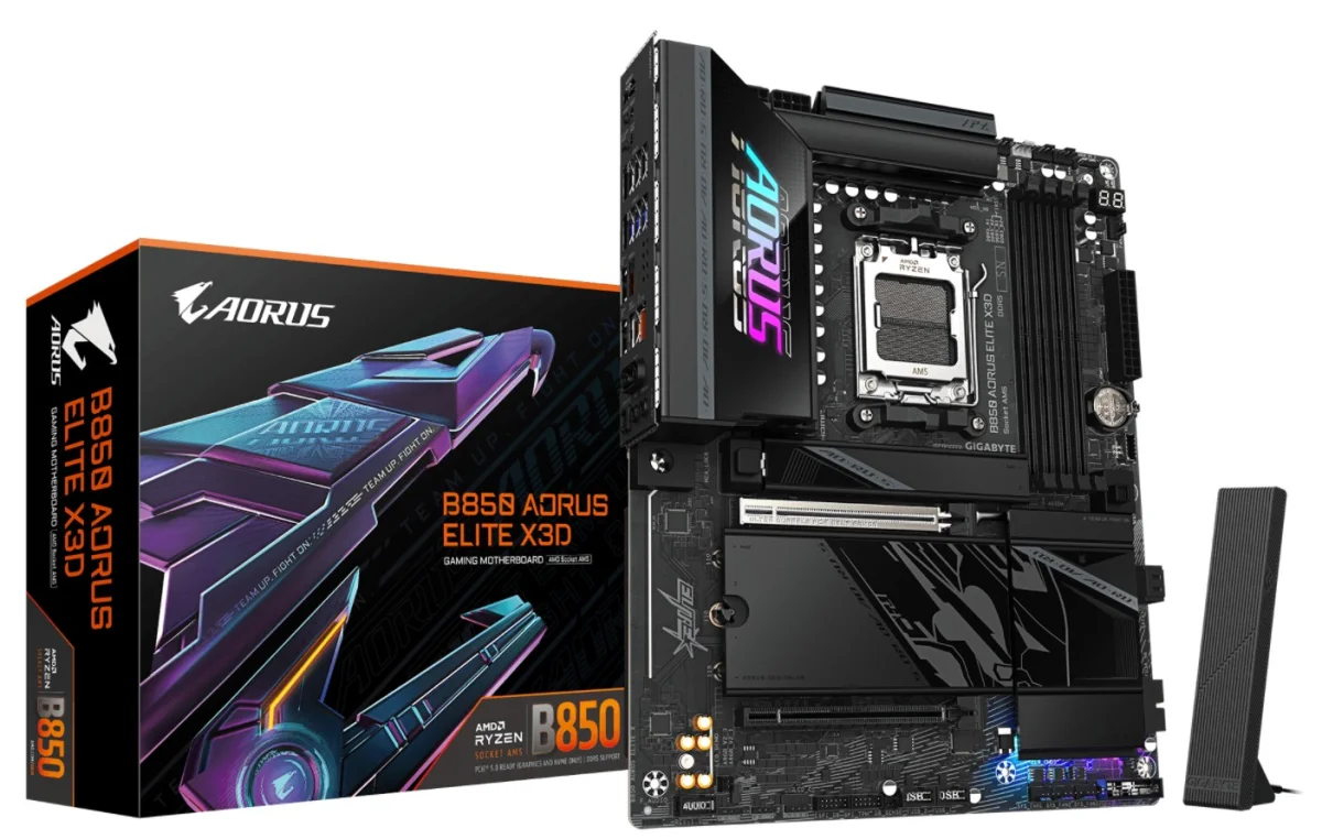 Gigabyte B850 AORUS ELITE X3D AM5 Deska