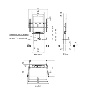 Mobilní stojan MEBIKON eQ Lift Next Mobil Basic 60mm/s - obrázek 8