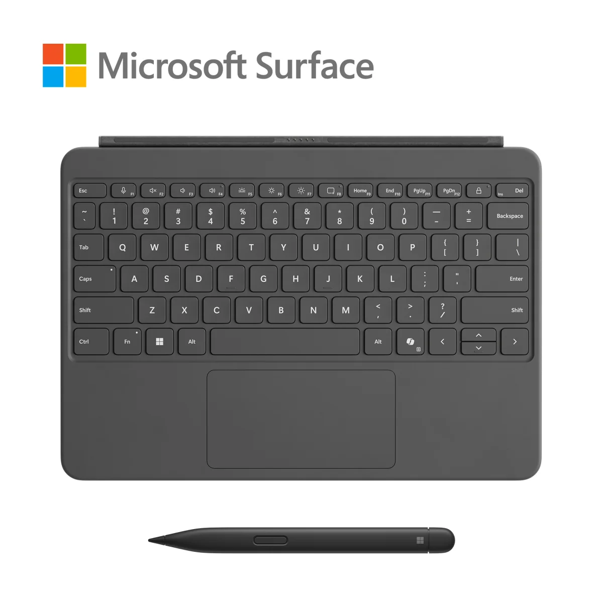 Microsoft Surface Pro 12" Keyboard + Slim Pen 2 Bundle (Slate), ENG