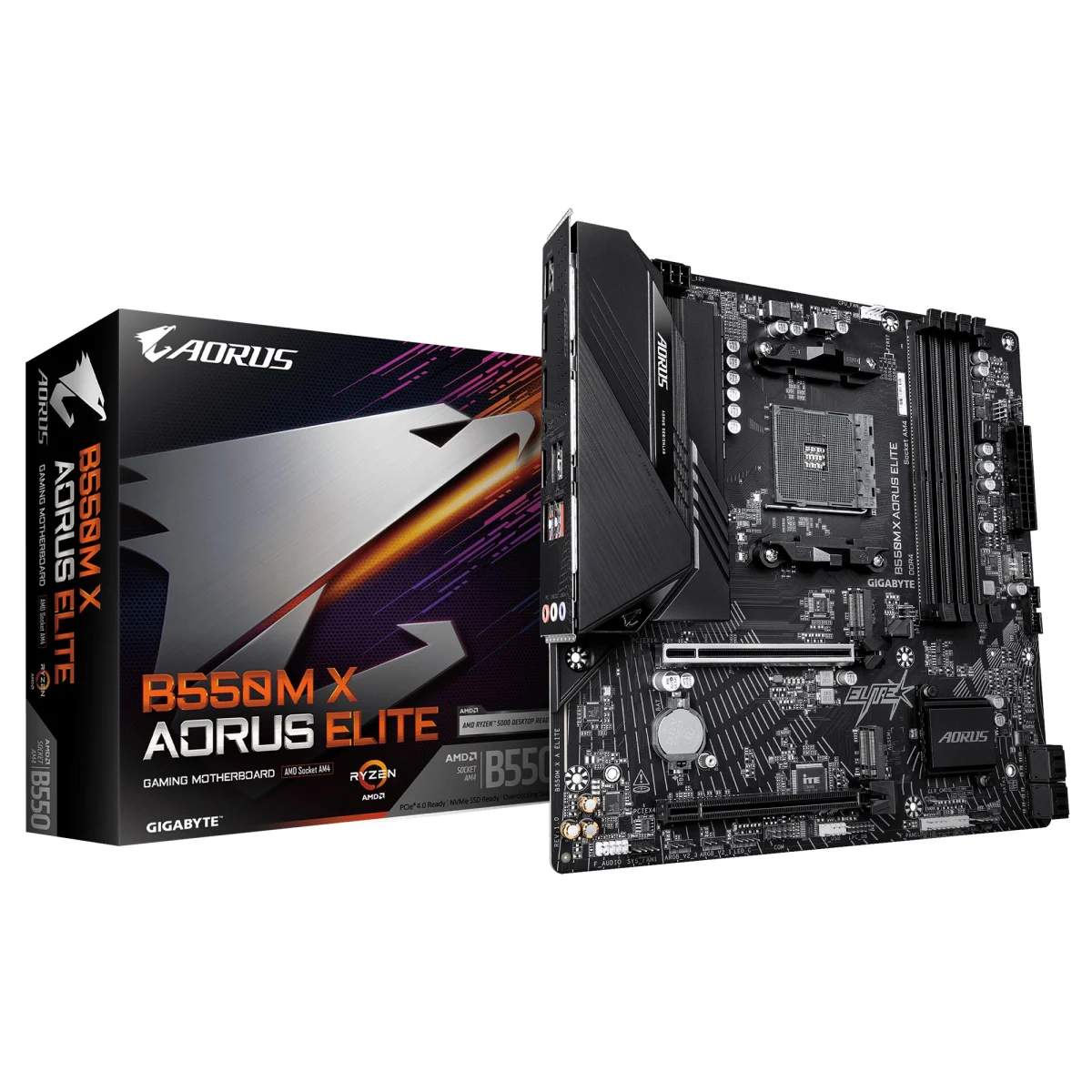 GIGABYTE B550M X AORUS ELITE deska AM4 mATX