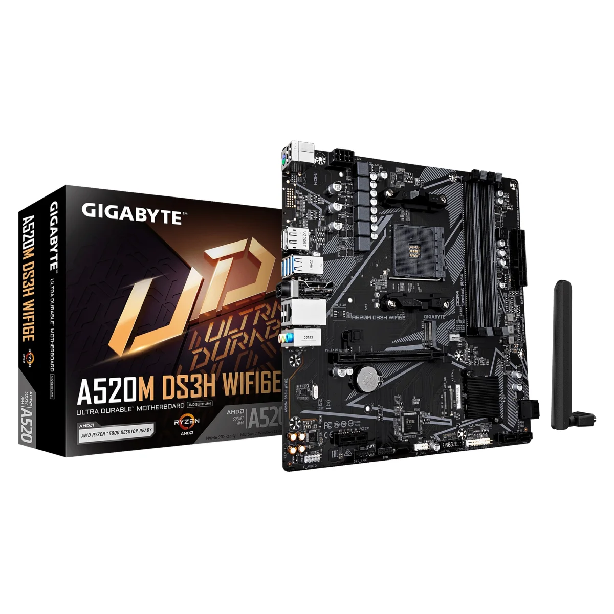 Gigabyte A520M DS3H WIFI6E základní deska AM4