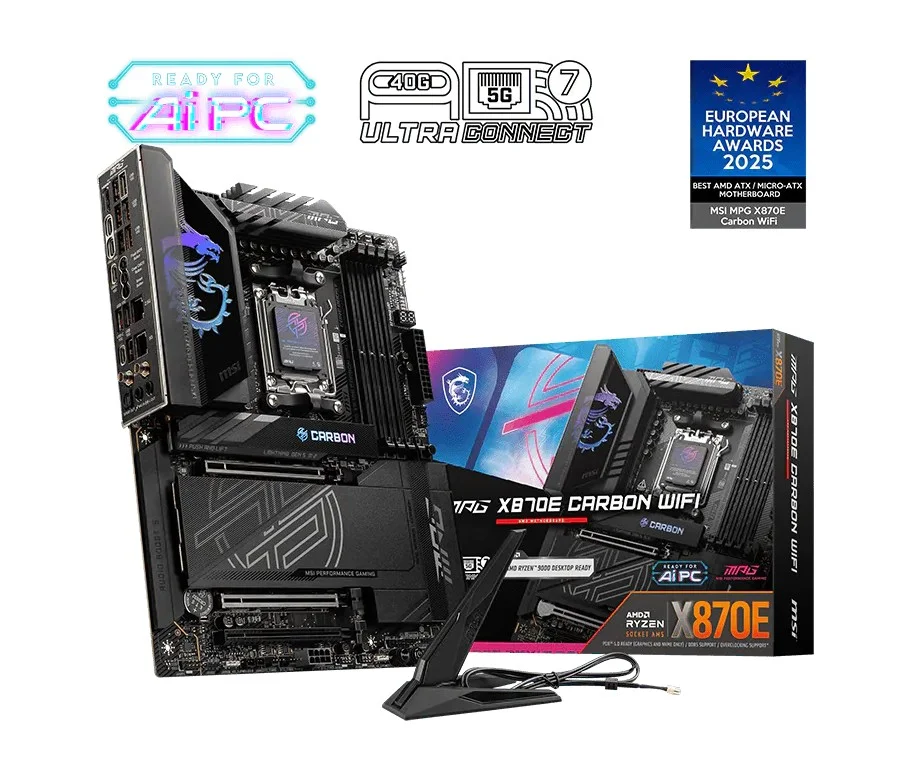 MSI MPG X870E CARBON MAX WIFI deska AM5 ATX
