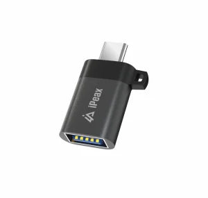 ADAPTÉR OTG USB-C / USB-A (samice) ČERNÝ - obrázek 2