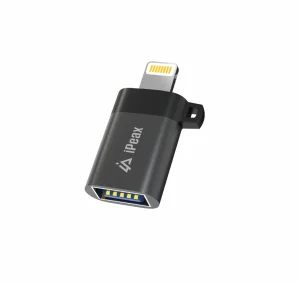 ADAPTÉR OTG LIGHTNING / USB-A (samice) ČERNÝ - obrázek 2