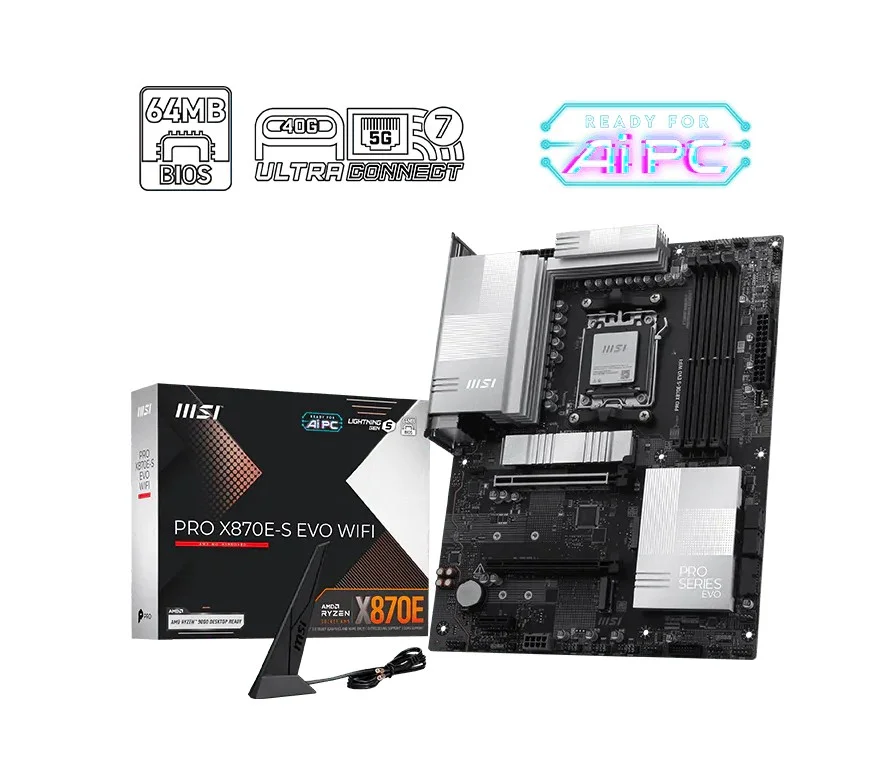 MSI PRO X870E-S EVO WIFI AM5 deska