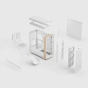 Fractal Design Summit Chalk White TG Clear Tint - obrázek 6