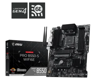 MSI PRO B550 S WIFI6E AM4 ATX deska