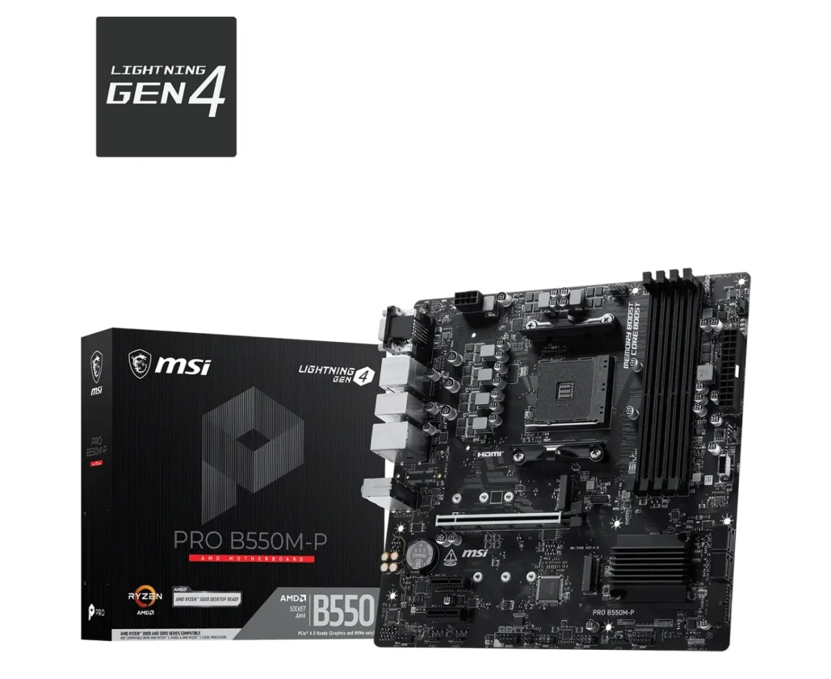 MSI PRO B550M-P mATX základní deska AM4