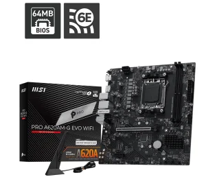 MSI PRO A620AM-G EVO WIFI deska AM5 mATX