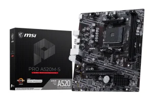 MSI PRO A520M-S Základní deska AM4 mATX