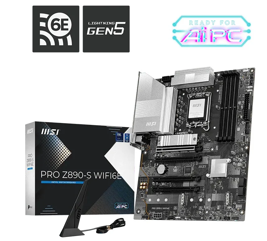 MSI PRO Z890-S WIFI6E deska LGA1851 ATX