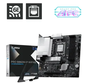 MSI PRO B860M-P WIFI6E mATX deska s Wi-Fi 6E